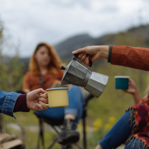 Koffie op de camping